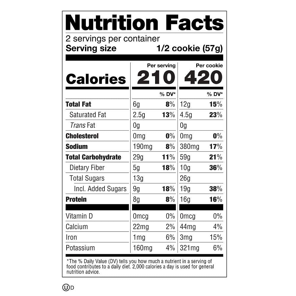 Lenny & Larry's, Complete Cookie Oat Raisin, Soft Baked, 16g Plant Protein, Vegan, Non-GMO, 4 Ounce Cookie (Pack of 12) (Copy)