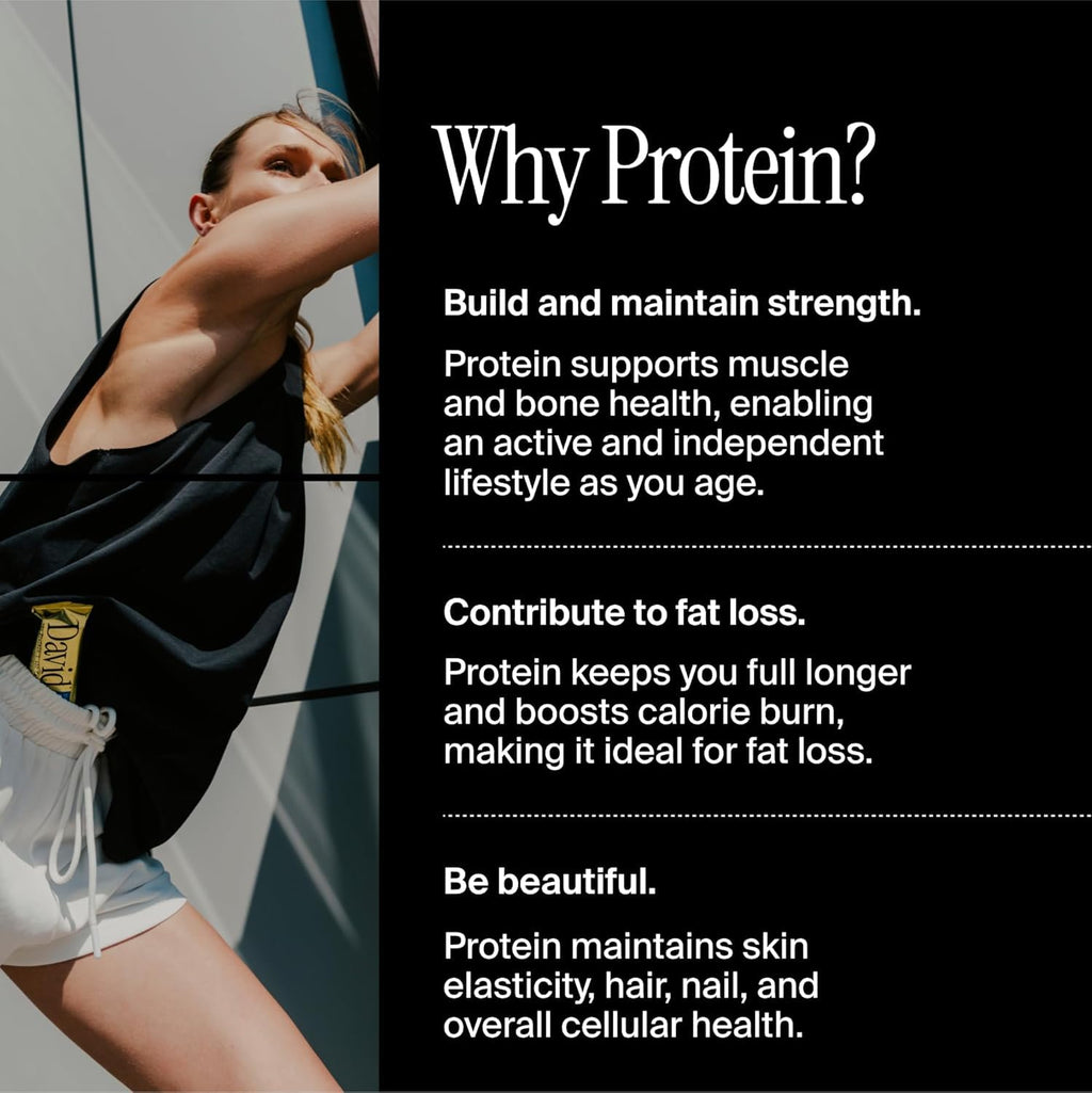 David High Protein Bars - 0g of Sugar, Gluten Free - 28g of Protein, 150 Calories - Red Velvet, Pack of 12