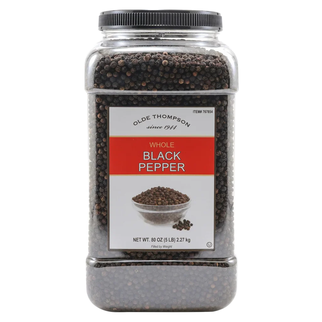 Olde Thompson Whole Black Pepper, 5 lbs